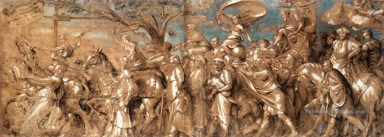 Le triomphe des richesses Renaissance Hans Holbein le Jeune Peintures à l'huile